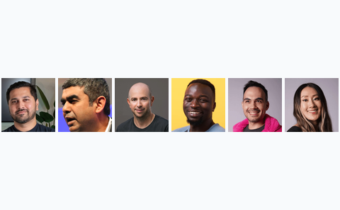 Row of headshots of founders from the October 2026 hottest AI startups list